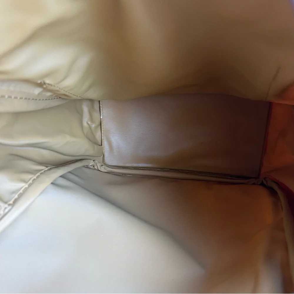 SAMSONITE Special Edition Made in Korea Canvas Tan and Brown Travel CrossbodyBag